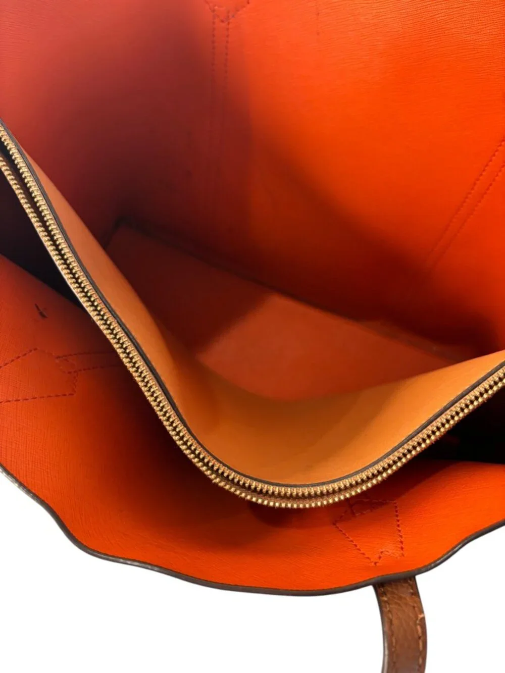 Tory Burch Perry Tote Bag Camel Leather Large Designer Work Tote | Shoulder Ba